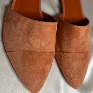 Jenni Kayne Suede Leather O'Dorsay Flats Size 39 1/2